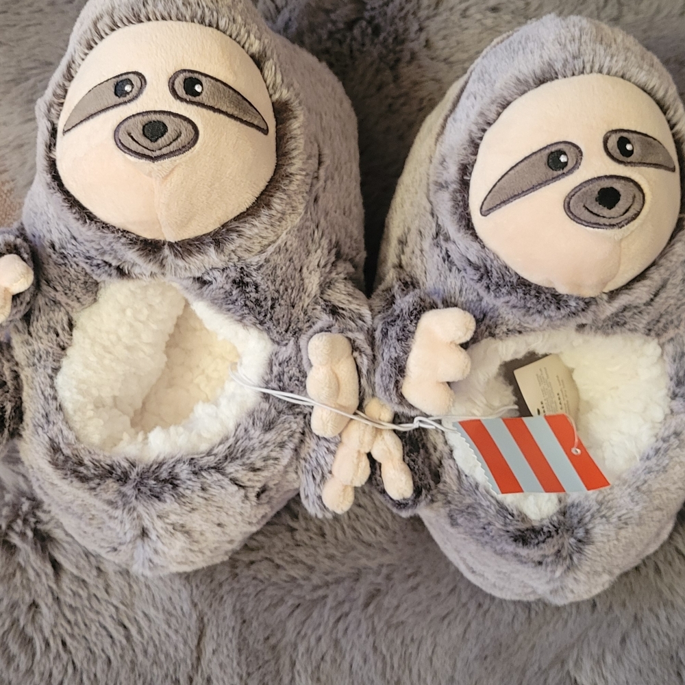Cute Sloth Plush Slippers